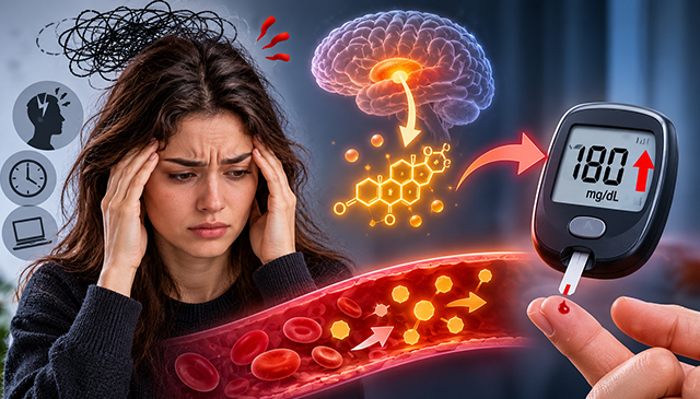 رابطه کورتیزول و قند خون چیست؟ آیا استرس میتواند قند خون را افزایش دهد؟
